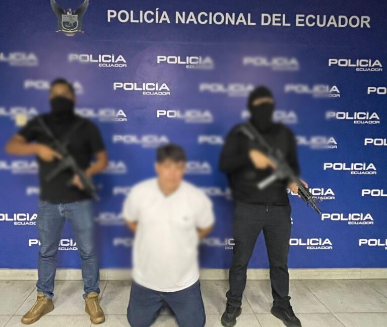 Un ciudadano aprehendido por el delito de extorsión en Los Ríos
