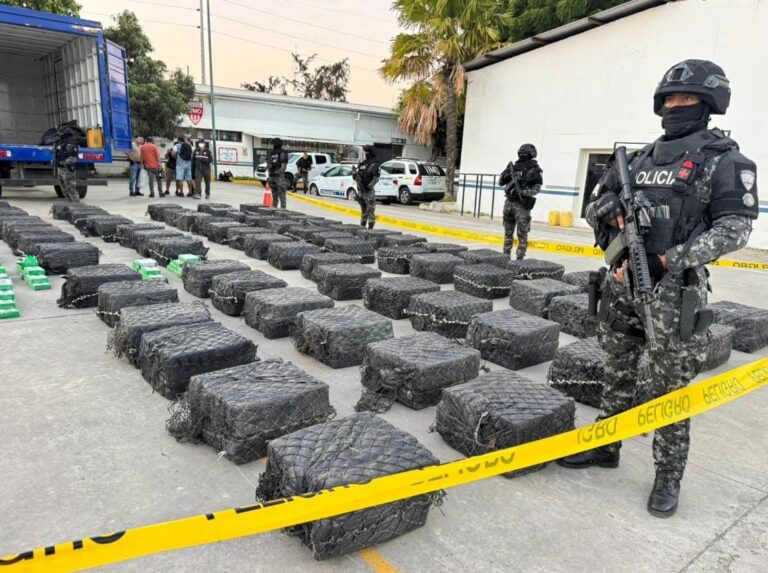 Policía Nacional del Ecuador intensifica la lucha antidrogas con contundentes resultados a nivel nacional