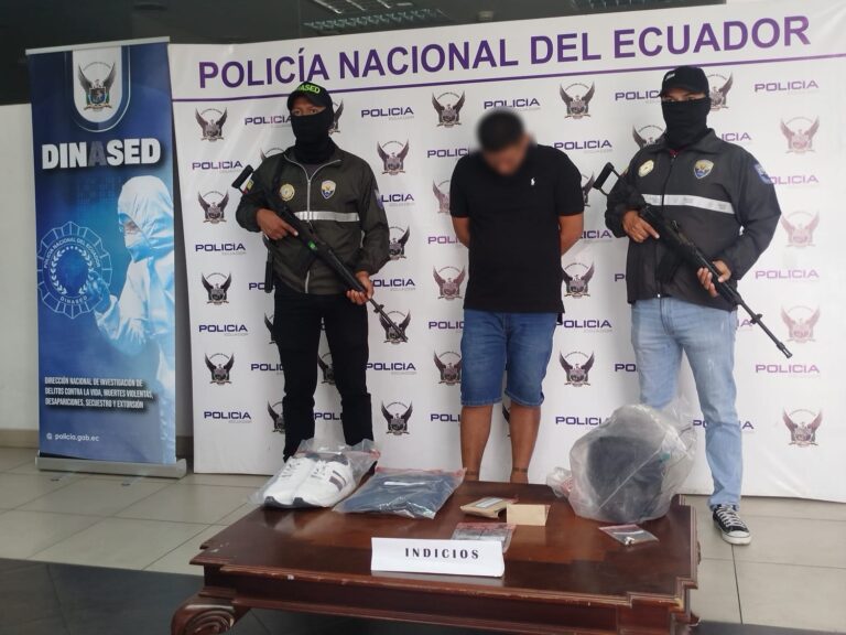 Policía aprehende a sujeto vinculado en el asesinato de un adolescente en Guayaquil