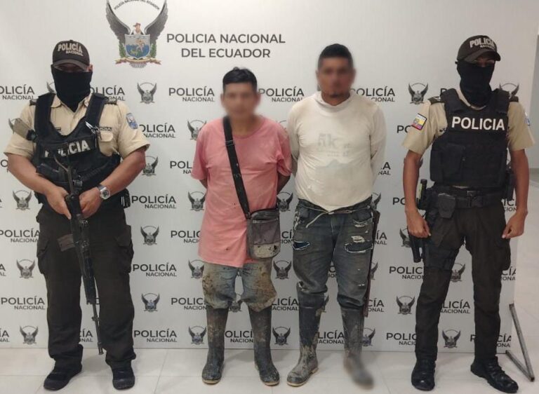 Policía Nacional aprehendió a dos individuos implicados en hechos violentos en Esmeraldas