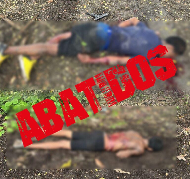Policía Nacional abatió a dos sujetos tras enfrentamiento armado en Esmeraldas