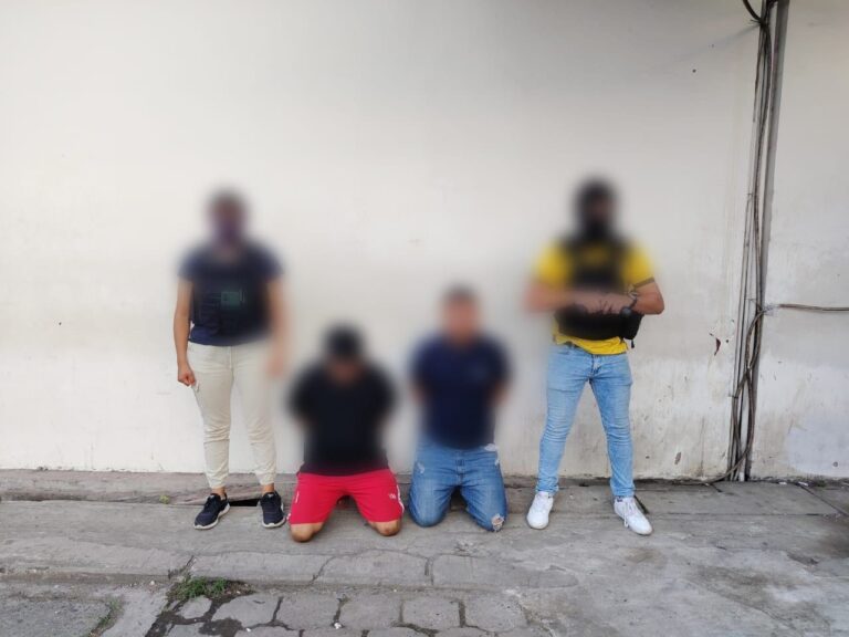 Operativo Libertad permitió capturar a dos sujetos por extorsión