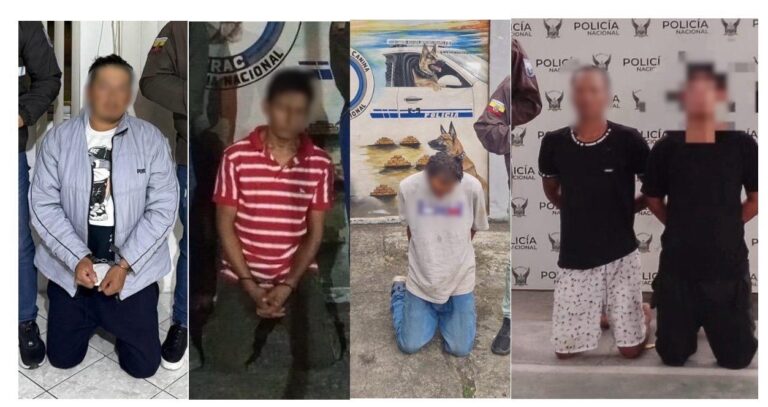 Se  capturó a 10 individuos por tráfico de drogas luego de varios allanamientos