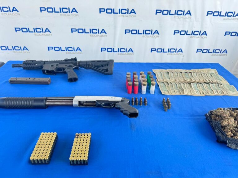 Afectamos al GAO «Sao Box» con el decomiso de armas, droga y motocicletas
