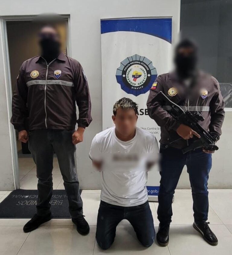 Capturamos a presunto integrante del GAO “Los Lobos”, por el delito de asesinato en Tungurahua