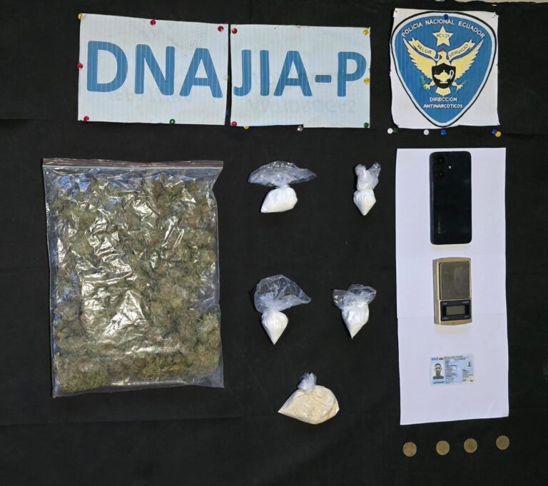 En operativos antidrogas detuvimos a cuatro presuntos traficantes de droga