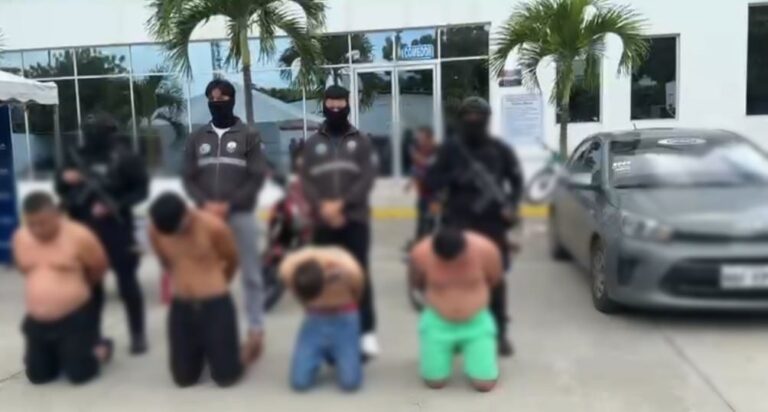 Una víctima liberada y cuatro integrantes de la estructura criminal “Los Lobos” fueron aprehendidos por este delito en Manabí