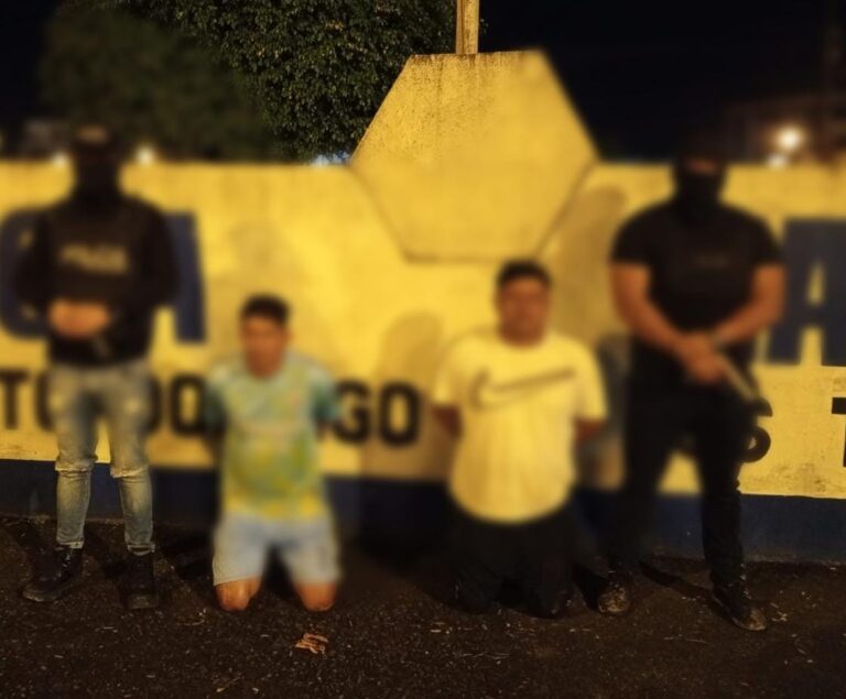 Aprehendimos a dos ciudadanos por el presunto delito de tenencia y porte de arma de fuego