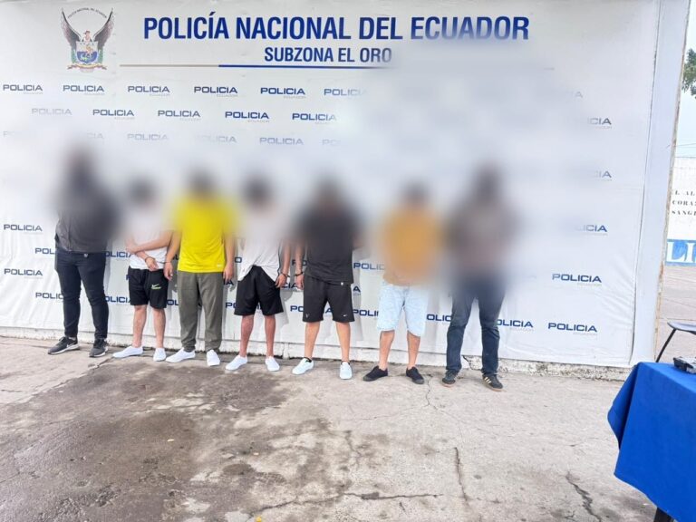 Policía Nacional afecta organización delictiva dedicada al tráfico de armas y drogas en Machala