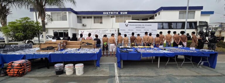Operativo “Apolo 2”  afectó a estructuras criminales en el Sur de Guayaquil