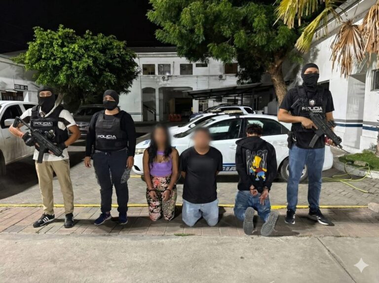 Policía Nacional libera a víctima de secuestro y desarticula grupo delictivo en Manta