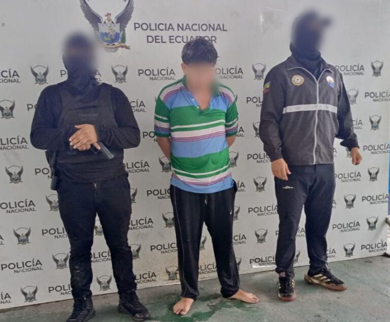 Capturamos en flagrancia a presunto implicado en secuestro con resultado de muerte en Esmeraldas