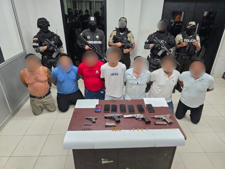 Aprehendimos a siete integrantes de la estructura criminal “Las Águilas” por tenencia de armas de fuego