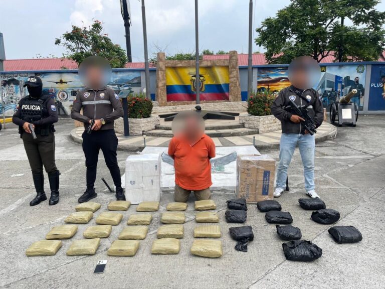 47 mil dosis de marihuana decomisadas y un aprehendido deja operación “Cero Impunidad” en Guayaquil