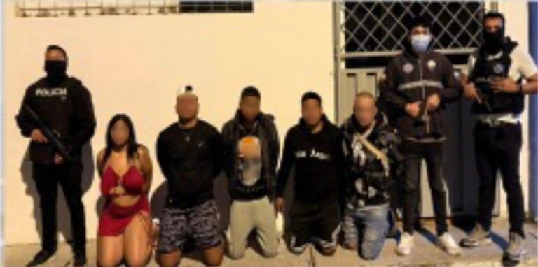 Afectamos una banda criminal dedicada a la extorsión en Ibarra