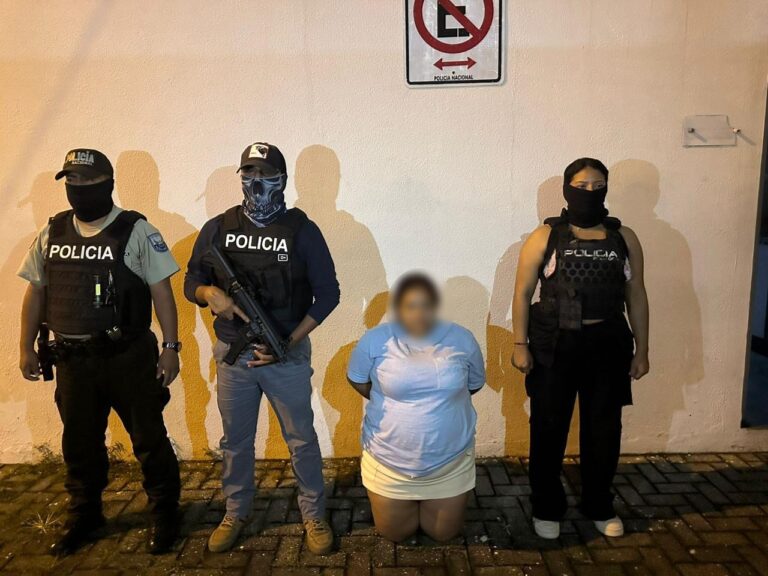Presunta extorsionadora fue aprehendida en Los Ríos
