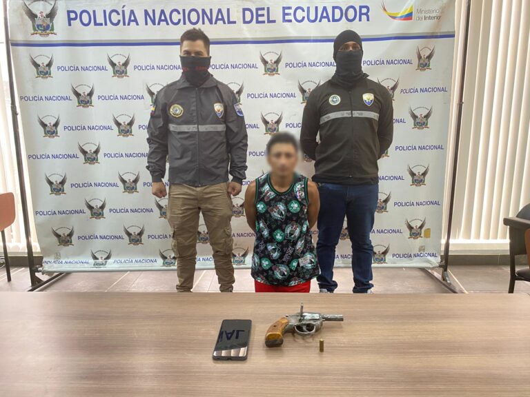 Presunto integrante de “Los Choneros” fue aprehendido en Quevedo