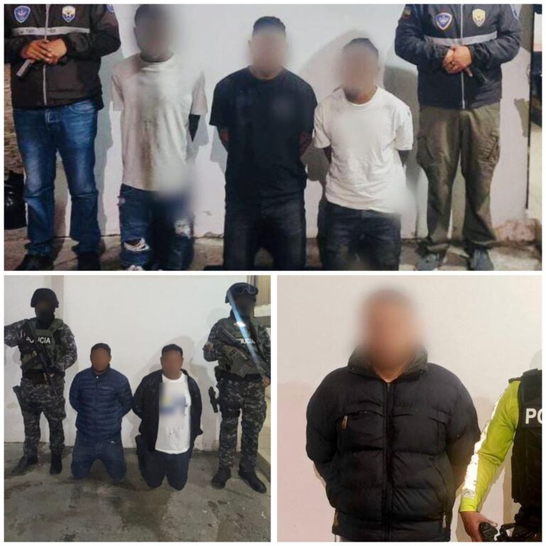 11 aprehendidos y droga incautada tras varios operativos policiales en Imbabura