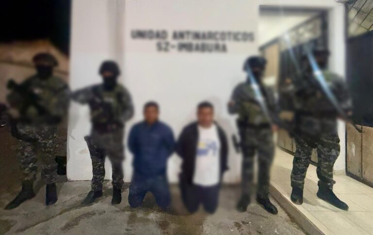 Decomisamos más de 135 mil dosis de heroína en operativo vial en Imbabura