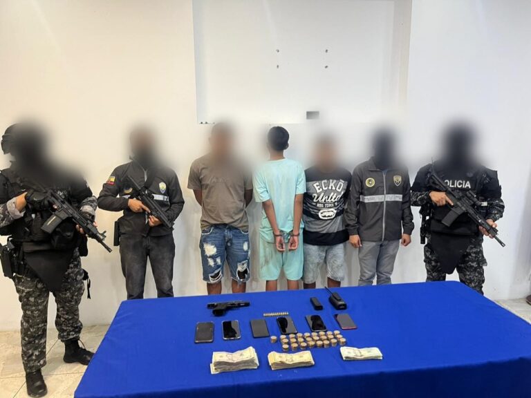 Policía Nacional afecta a la célula de la estructura delictiva “Sao Box” dedicada a la extorsión en Machala