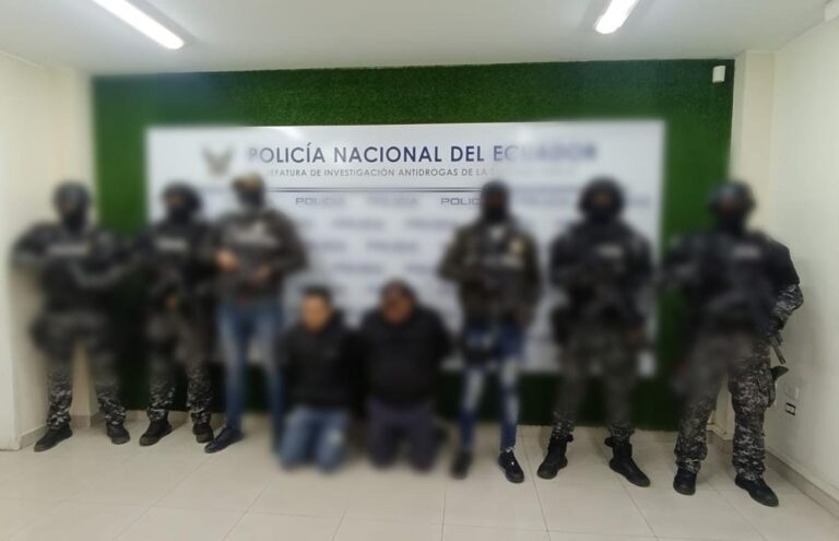 Dos ciudadanos aprehendidos por el presunto delito de tráfico ilícito de armas de fuego, armas químicas, nucleares o biológicas