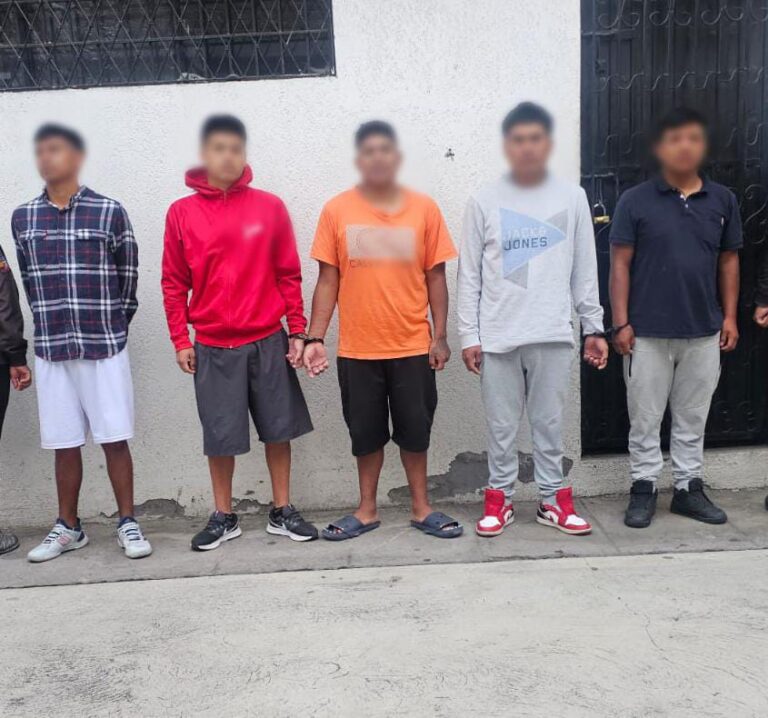 Afectamos a una organización criminal dedicada al robo a personas con armas de fuego en Chimborazo