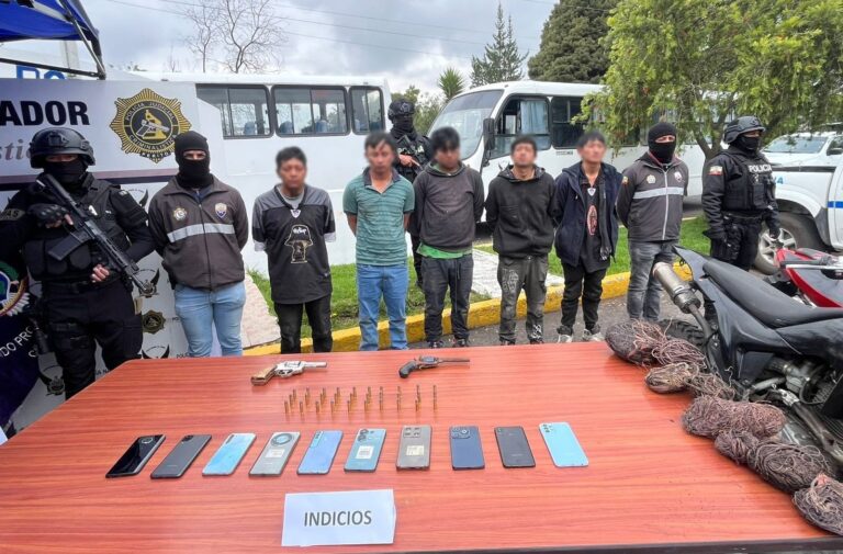 Policía Nacional desarticuló presunto grupo delictivo que operaba en la Zona Centro del país