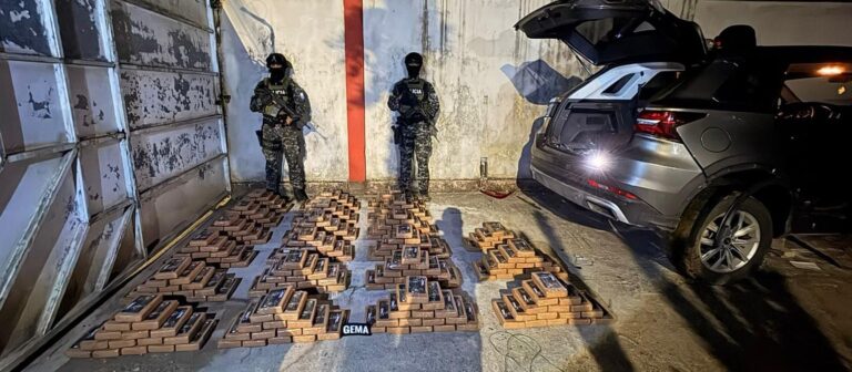 Duro golpe a estructuras del narcotráfico con la incautación de 309. 938, gramos de clorhidrato de cocaína en Napo