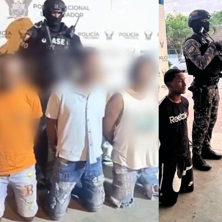 Operativo Apolo ejecutado en Esmeraldas, deja cuatro ciudadanos aprehendidos