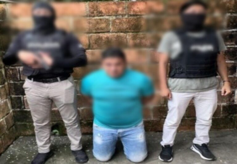 Un ciudadano aprehendido por el presunto delito de extorsión en Los Ríos