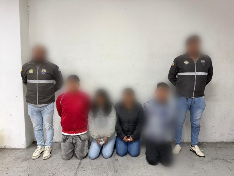 La Policía Nacional afectó a una organización delictiva dedicada al robo a personas en Quito