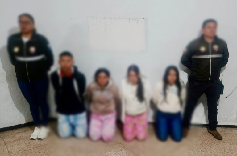 Aprehendimos a cuatro ciudadanos por los delitos de robo, hurto y recepción, en Tungurahua