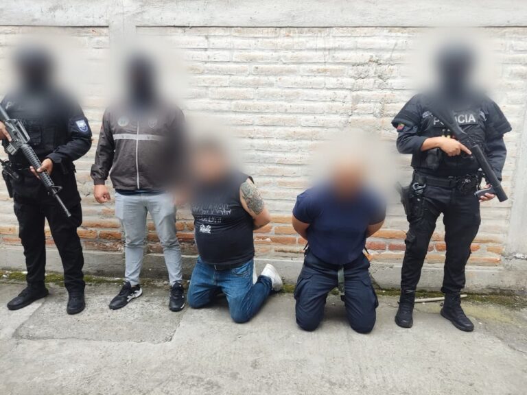 Afectamos a estructura delictiva dedicada a la extorsión en Imbabura