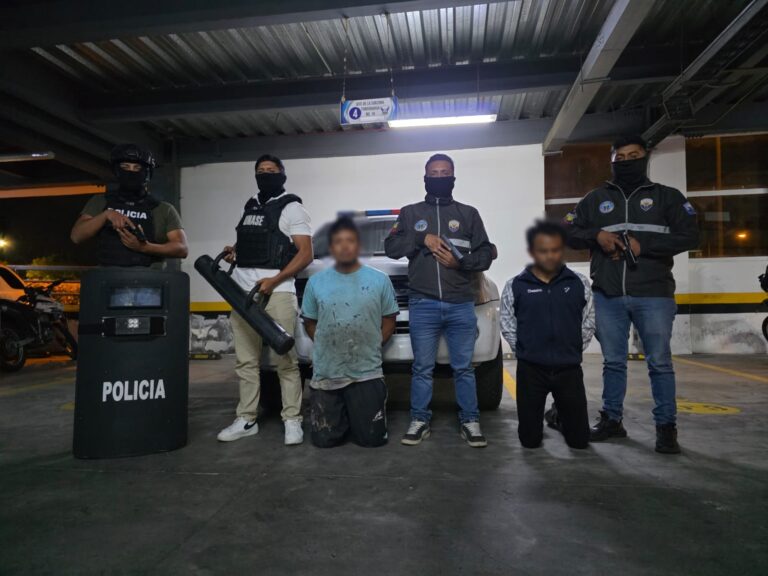 Policía Nacional aprehendió a dos ciudadanos sospechosos del delito de extorsión