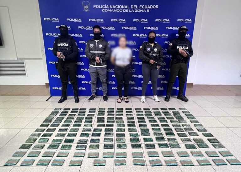 Policía evitó la circulación de más de 500 mil dosis de heroína en Guayaquil