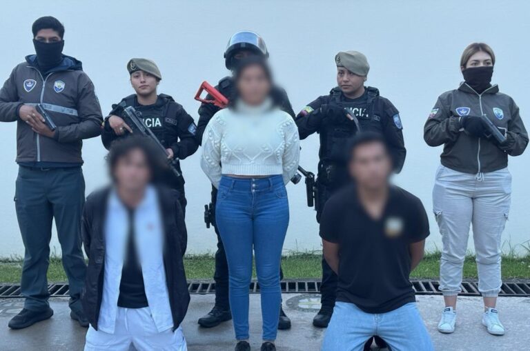 Policía Nacional capturó a tres sujetos por tráfico de droga en Quito