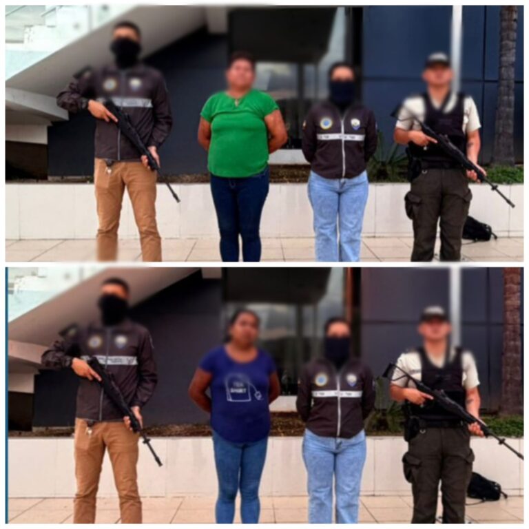 Capturamos a dos mujeres requeridas por delincuencia organizada en Guayaquil
