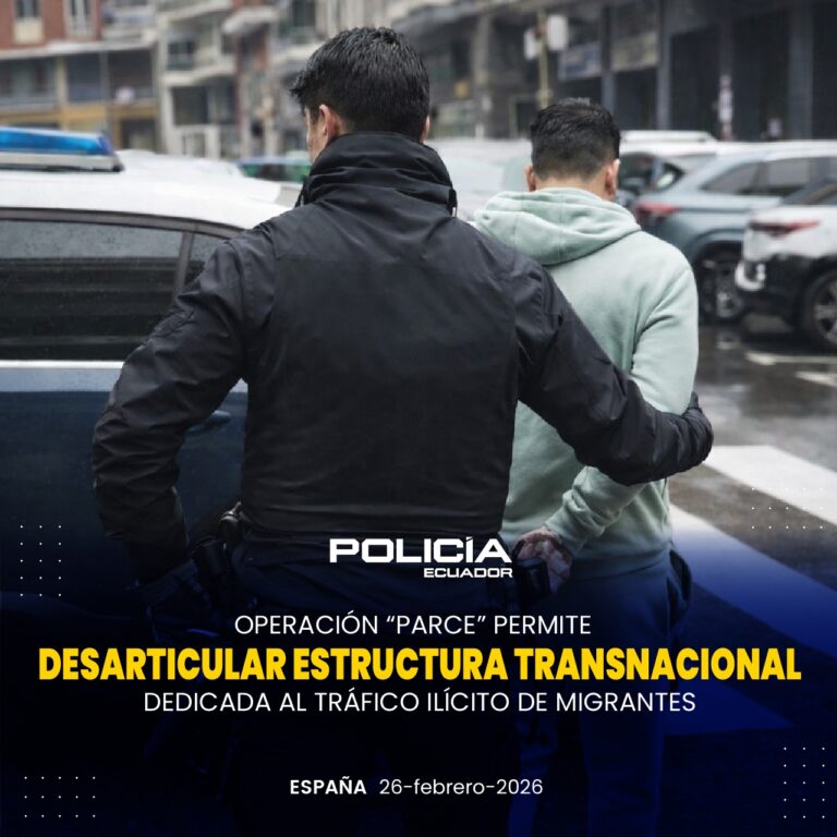 Dos detenidos por el delito de tráfico ilícito de migrantes en operativo “Parce”