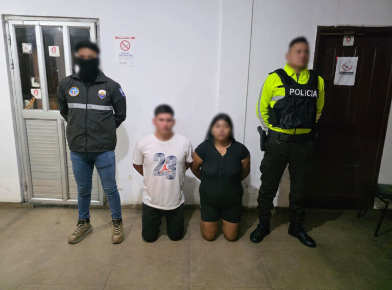 Policía Nacional aprehendió a 02 ciudadanos sospechosos del delito de extorsión