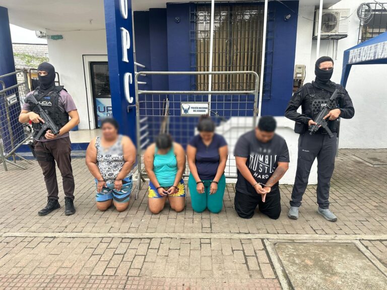 Policía desarticula presunta banda de extorsionadores de haciendas en Los Ríos
