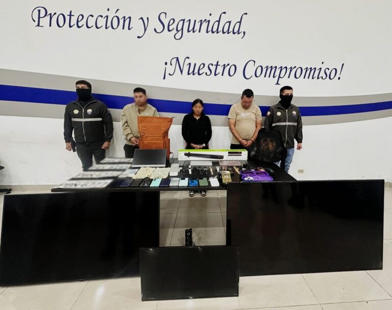 POLICÍA NACIONAL DEBILITÓ ORGANIZACIÓN DELICTIVA DE ROBO A PERSONAS Y RECEPTACIÓN QUE OPERABA EN QUITO
