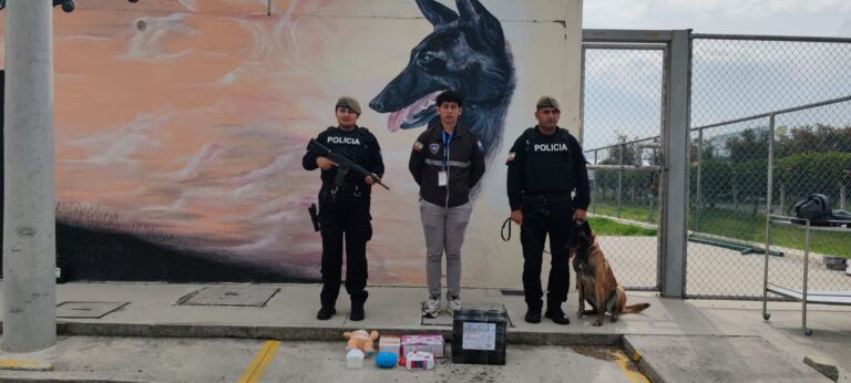Interceptamos juguetes contaminados con droga