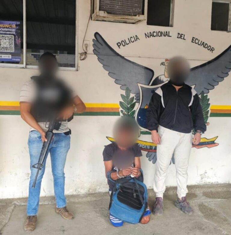 Aprehendimos a un ciudadano por el presunto delito de extorsión en Guayas