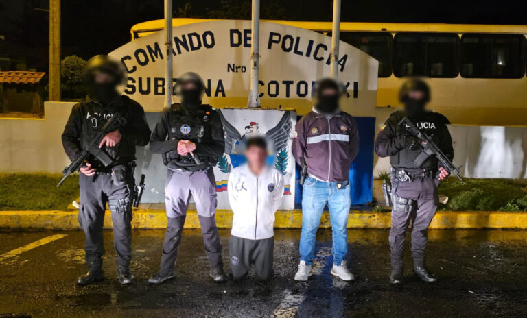 En Cotopaxi Policía Nacional liberó a un ciudadano víctima de secuestro y aprehendió a un presunto implicado