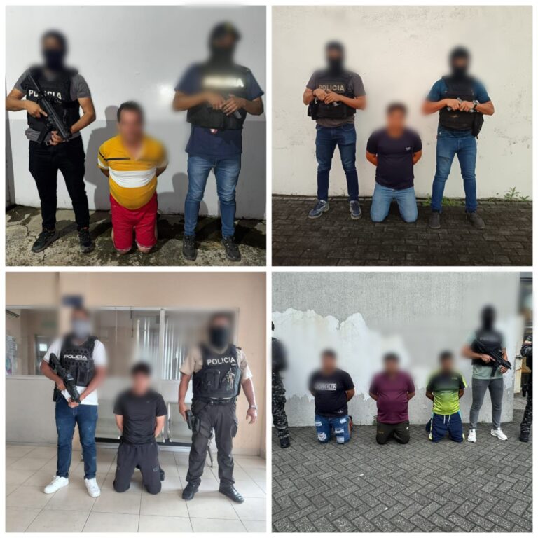 Liberamos a tres víctimas de secuestro y aprehendimos a seis presuntos implicados en operativo ejecutado en varias provincias del país