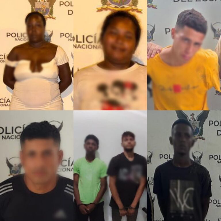 Operativos ejecutados dejan doce aprehendidos, tres detenidos, armas incautadas y más de 14 mil galones de hidrocarburo decomisados en Esmeraldas