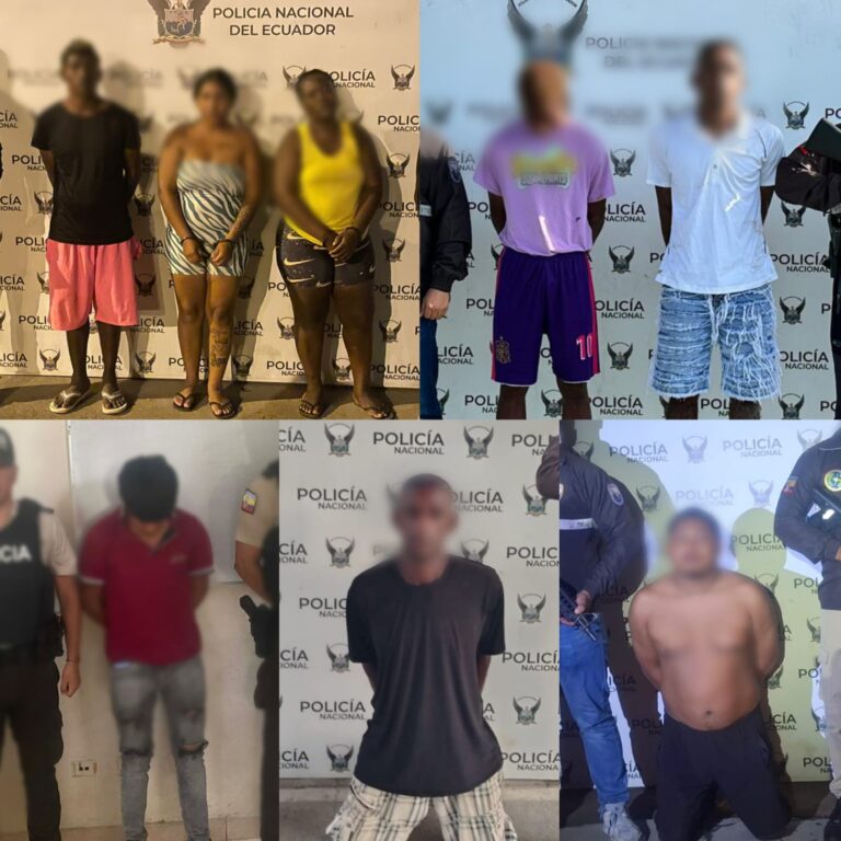 Seis aprehendidos, dos detenidos, droga y otros indicios deja Operativo “Apolo” ejecutado en Esmeraldas