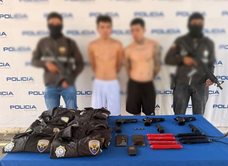Aprehendimos a dos integrantes de la estructura criminal “Tren de Aragua”, en El Oro
