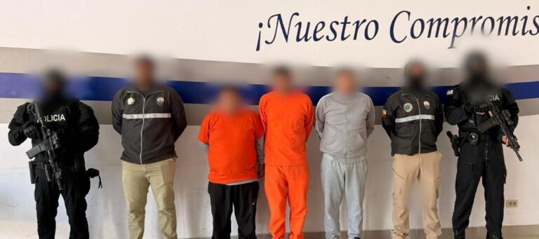 Afectamos a una organización delictiva dedicada al robo en transporte público en Quito