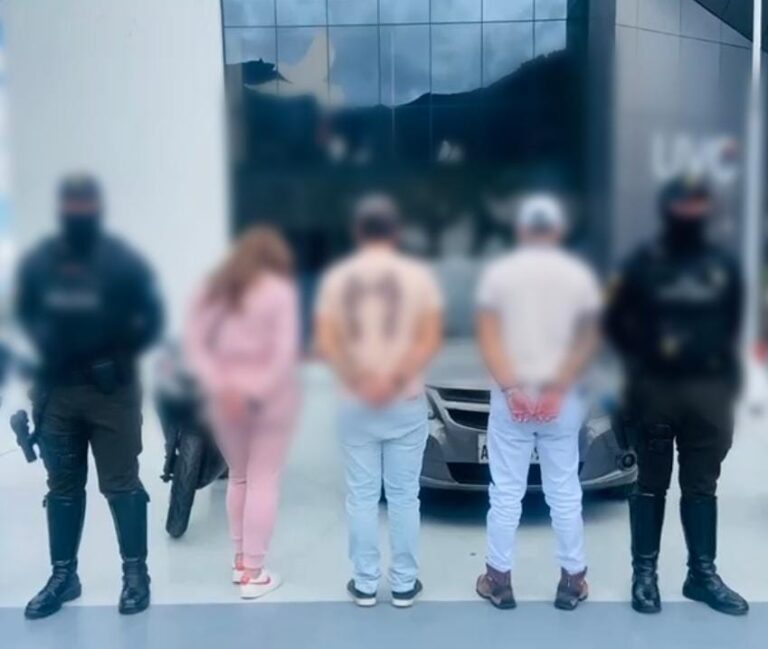 Neutralizamos a las bandas criminales dedicadas al secuestro con la aprehensión de tres implicados en Quito